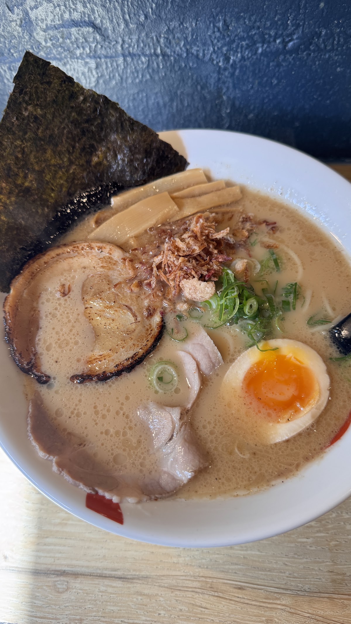 Bowl of tonkotsu ramen at Kosuke Ramen, Sydney