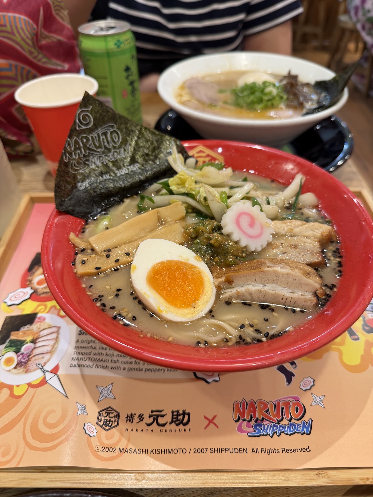 Bowl of tonkotsu ramen at Hakata Gensuke Tonkotsu Ramen, Melbourne