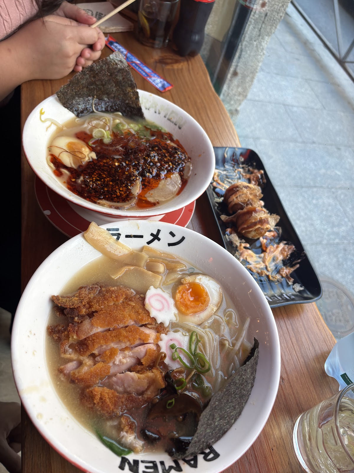 Bowl of tonkotsu ramen at Ramen Shifu, Madrid