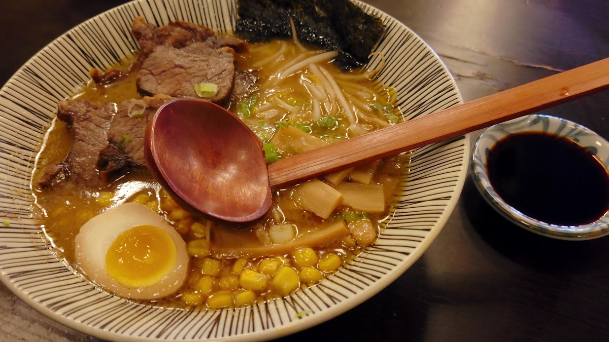 Bowl of ramen at Showa era Izakaya Ramen Sushi, New York
