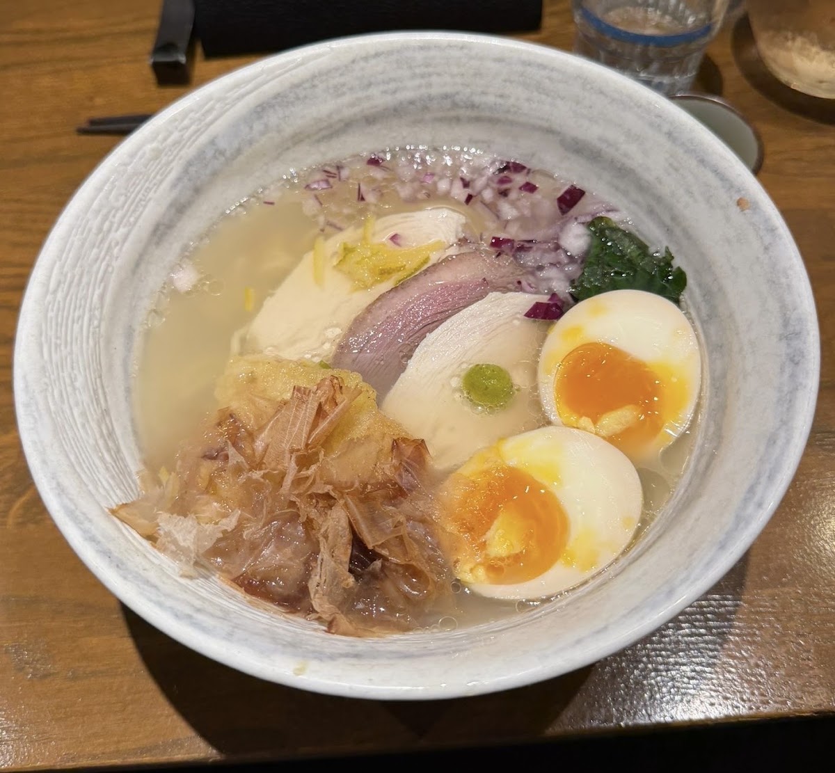 Bowl of ramen at Bistro Ramen Ryukishin, Paris