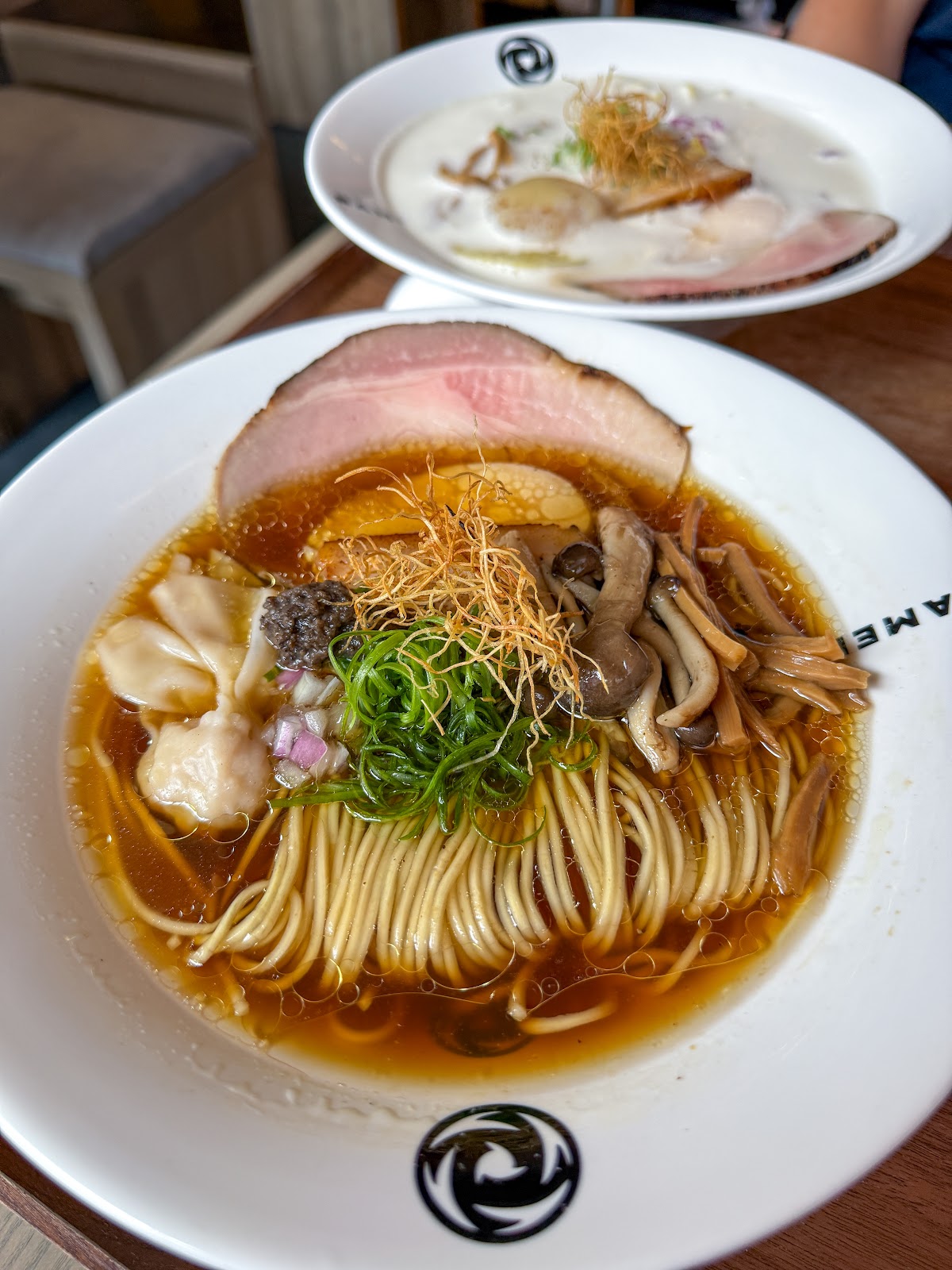 Bowl of shoyu ramen at Ramen x Remix Ramen&Bar, Toronto