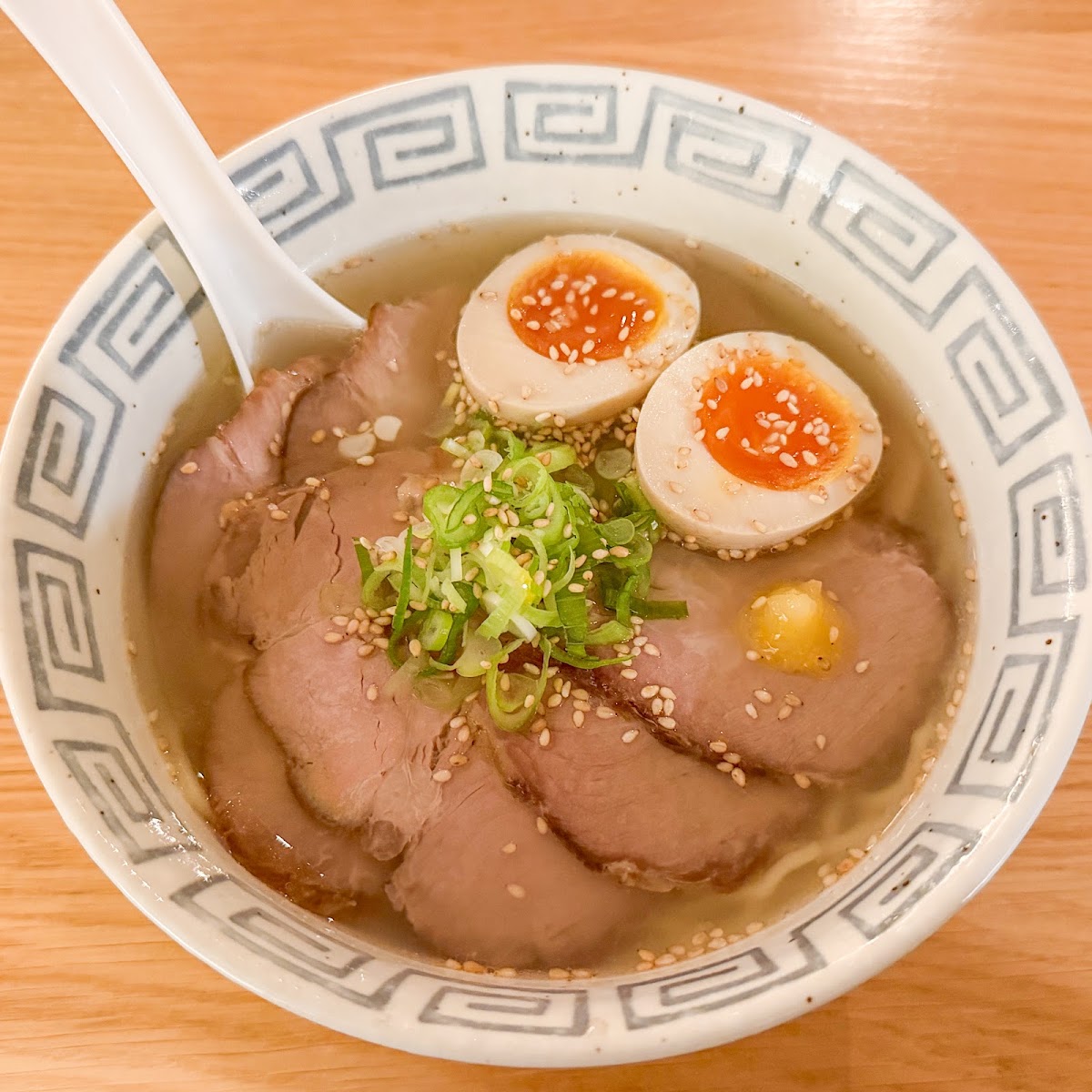 Bowl of tonkotsu ramen at Ramen House Aska, Lisbon