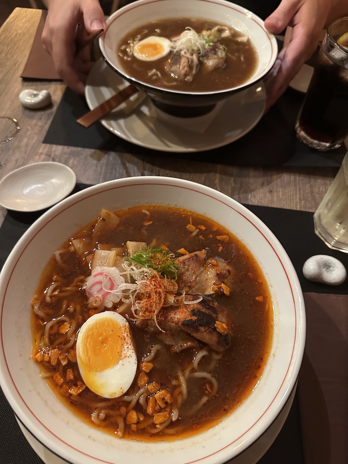 Bowl of ramen at Wagara, Madrid