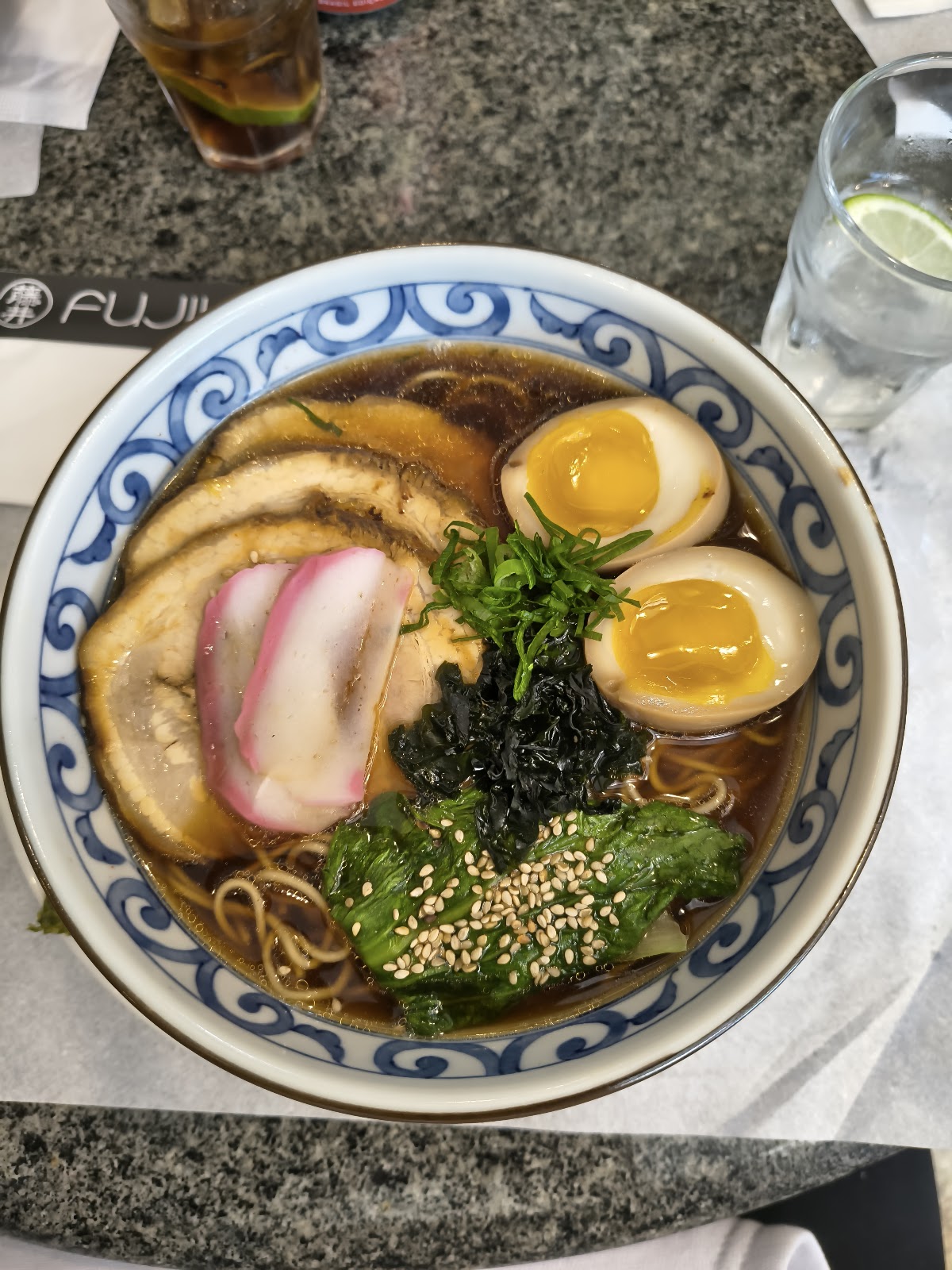 Bowl of ramen at Fujii Cozinha Japonesa, Curitiba