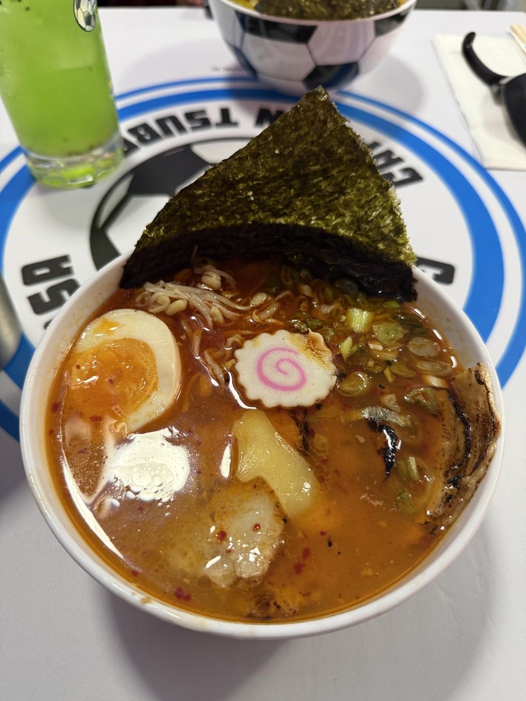 Bowl of ramen at Manpuku Ramen, Mexico City