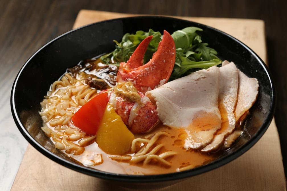Bowl of shio ramen at Konjiki Ramen, Toronto