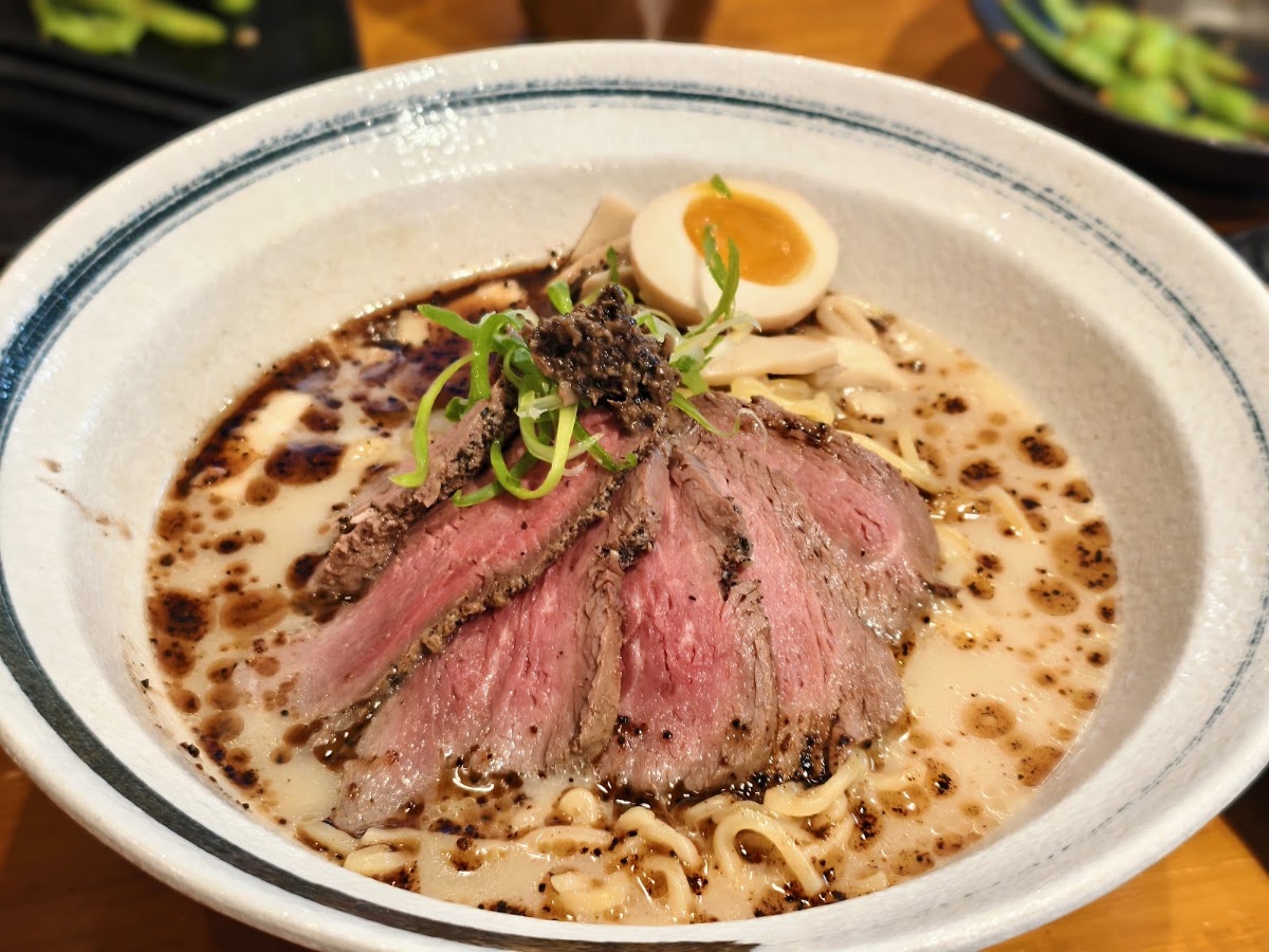Bowl of ramen at Ushi Taro Ramen, San Francisco