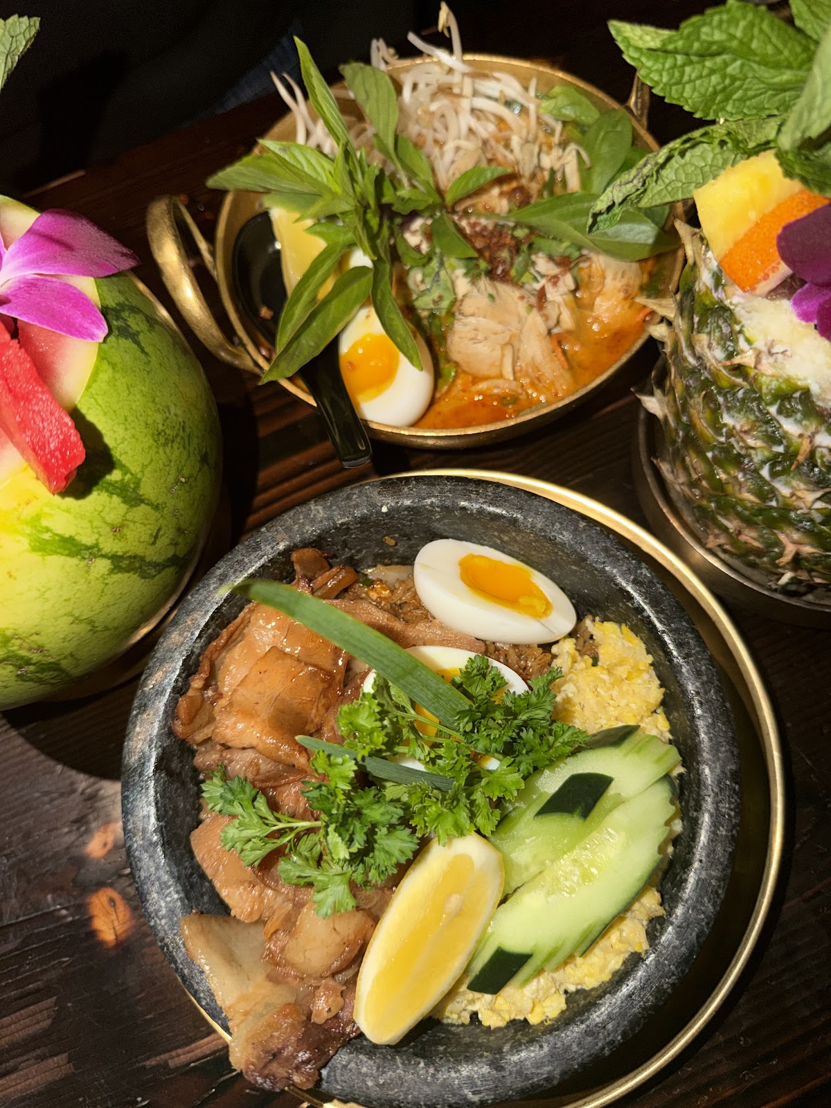 Bowl of ramen at Bua Thai Ramen & Robata Grill, New York